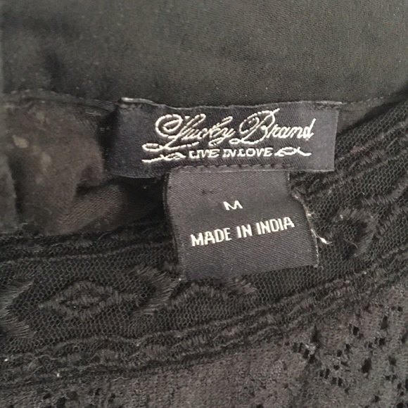 🍀 Lucky Brand🍀  Lace Blouse🍀 - Picture 7 of 7